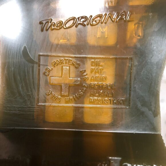 Dr Martens 1460 W Boots Womens 5 Black Nappa Leather 8 Eye Lace Up Combat - Picture 6 of 8